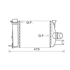Ladeluftkühler DCA1095 von DIEDERICHS günstig für 161,87 € online kaufen