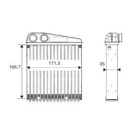 Acquista Scambiatore calore per riscaldamento abitacolo da VALEO 812250 a buon mercato per soli 89,58 €
