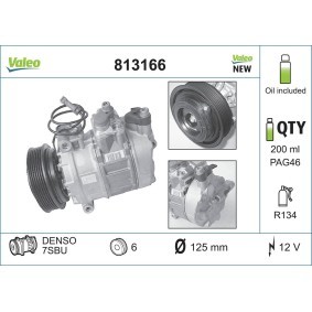 Acquista Compressore aria condizionata da VALEO 813166 a buon mercato per soli 253,45 €
