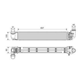 Köp Intercooler av VALEO 818228 till det låga priset 1905,19 kr