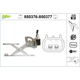 Achetez des Lève-vitre VALEO 850376 à prix pour 192,53 €
