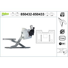 Achetez des Lève-vitre VALEO 850432 à prix pour 138,03 €