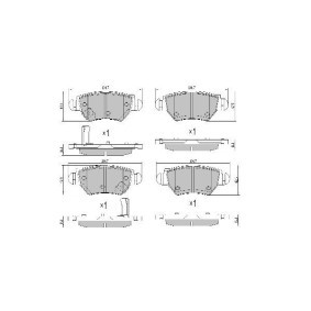 Bremsbeläge FBP-1082 von FREMAX günstig für 21,37 € online kaufen