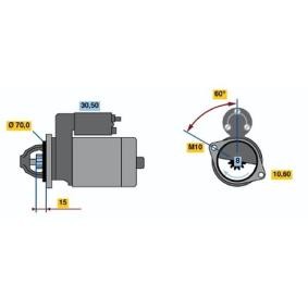 Anlasser 0 986 016 581 von BOSCH günstig für 172,51 € online kaufen