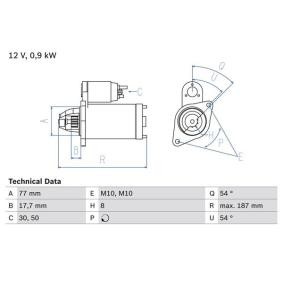 Anlasser 0 986 022 591 von BOSCH günstig für 224,24 € online kaufen