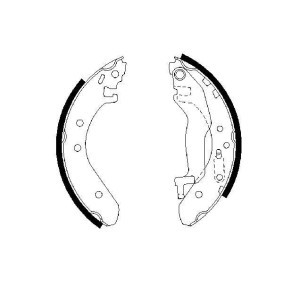 Bremsbackensatz 0 986 487 364 von BOSCH günstig für 32,25 € online kaufen