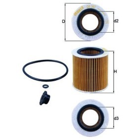 Ölfilter OX 387D1 von KNECHT günstig für 12,43 € online kaufen