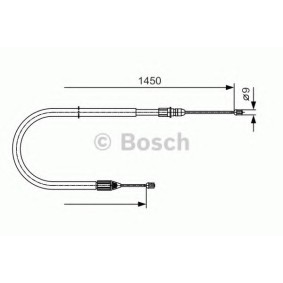 Handbremsseil 1 987 482 040 von BOSCH günstig für 20,59 € online kaufen