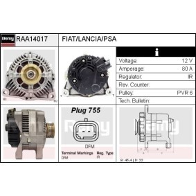 Lichtmaschine RAA14017 von DELCO REMY günstig für 157,75 € online kaufen
