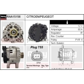 Lichtmaschine RAA15156 von DELCO REMY günstig für 147,12 € online kaufen