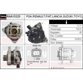 Lichtmaschine RAA15325 von DELCO REMY günstig für 156,41 € online kaufen