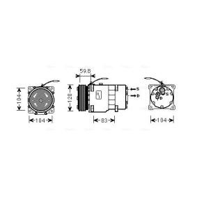 Comprar Compresor, aire acondicionado de AVA COOLING SYSTEMS RTAK402 a bajo precio de 591,94 €