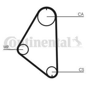 Zahnriemen CT558 von CONTITECH günstig für 12,46 € online kaufen