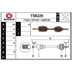 Antriebswelle T58229 von EAI günstig für 88,65 € online kaufen