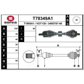 Antriebswelle T78349A1 von EAI günstig für 127,81 € online kaufen