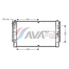 Comprar Condensador, aire acondicionado de AVA COOLING SYSTEMS TOA5646D a bajo precio de 113,75 €