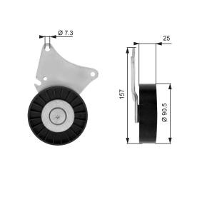 Umlenk- / Führungsrolle, Keilrippenriemen T36030 von GATES günstig für 24,56 € online kaufen