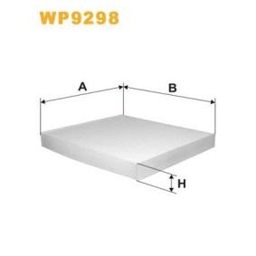 Kjøp Kupefilter av WIX FILTERS WP9298 til den lave prisen 223,93 NOK