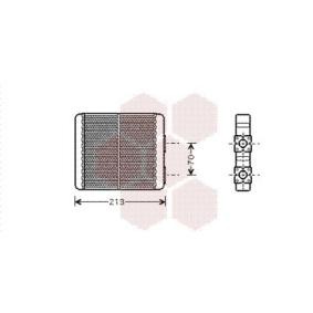 Wärmetauscher, Innenraumheizung 13006226 von VAN WEZEL günstig für 51,91 € online kaufen
