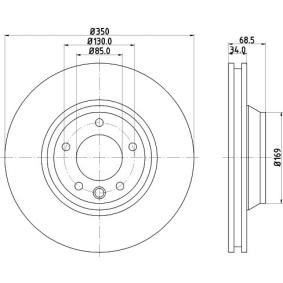 Bremsscheibe für PORSCHE von MINTEX