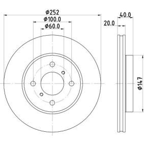 Bremsscheibe MDC2813C von MINTEX günstig für 35,91 € online kaufen