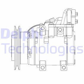 Achetez des Compresseur de climatisation DELPHI CS20524 à prix pour 391,81 €