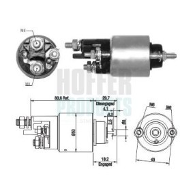 Magnetschalter, Anlasser 6646283 von HOFFER günstig für 43,63 € online kaufen