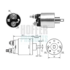 Acquista Elettromagnete motorino avviamento da HOFFER 6646292 a buon mercato per soli 40,41 €