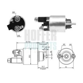 Compre Solenoide de arranque de HOFFER online para Yaris Hatchback (_P1_) a preços moderados