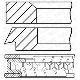 Achetez des Jeu de segments de pistons GOETZE ENGINE 08-424800-10 à prix pour 19,15 €
