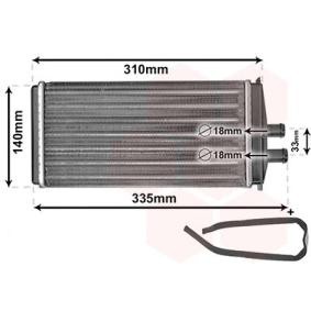 Achetez des Radiateur de chauffage VAN WEZEL 76006016 à prix pour 25,40 €
