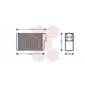 Achetez des Radiateur de chauffage VAN WEZEL 76006017 à prix pour 34,69 €