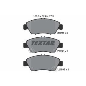 Compre Pastilhas de travão da TEXTAR 2169401 a um preço baixo por 44,30 €