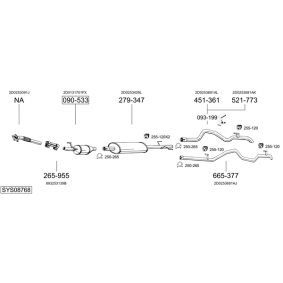 Abgasrohr 789-759 von BOSAL günstig für 102,32 € online kaufen
