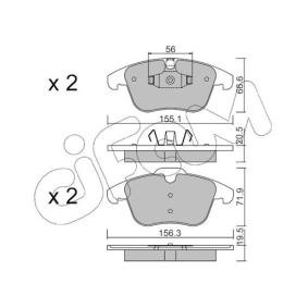 Bremsbeläge 822-675-6 von CIFAM günstig für 108,70 € online kaufen