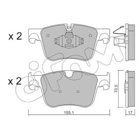 Compre Pastilhas de travão da CIFAM 822-985-1 a um preço baixo por 70,70 €