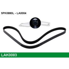 Achetez des Jeu de courroies trapézoïdales à nervures LUCAS LAK0083 à prix pour 52,90 €