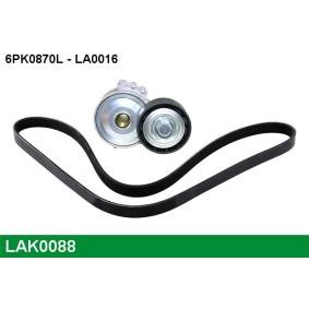 Achetez des Jeu de courroies trapézoïdales à nervures LUCAS LAK0088 à prix pour 48,66 €