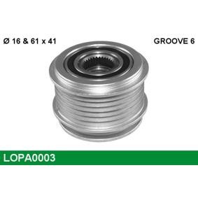Køb Generator friløbskobling af LUCAS LOPA0003 til den lave pris 477,86 DKK