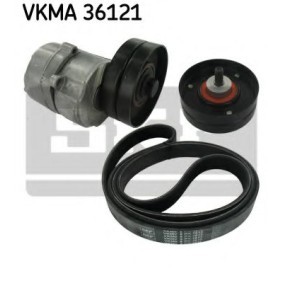 Comprar Juego de correas trapeciales poli V de SKF VKMA 36121 a bajo precio de 75,64 €