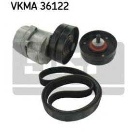 Comprar Juego de correas trapeciales poli V de SKF VKMA 36122 a bajo precio de 75,90 €