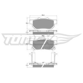 Acquista Kit pastiglie freni da TOMEX brakes TX 10-99 a buon mercato per soli 27,58 €