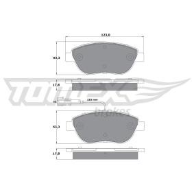 Acquista Kit pastiglie freni da TOMEX brakes TX 12-482 a buon mercato per soli 31,98 €