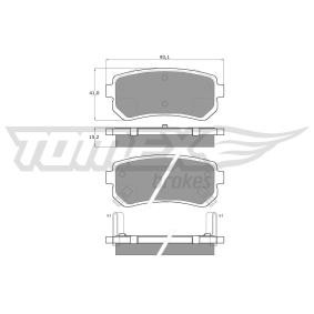 Acquista Kit pastiglie freni da TOMEX brakes TX 15-66 a buon mercato per soli 31,08 €