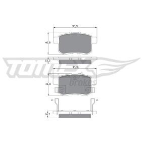 Acquista Kit pastiglie freni da TOMEX brakes TX 17-54 a buon mercato per soli 35,37 €