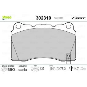 Bremsbeläge 302310 von VALEO günstig für 37,47 € online kaufen