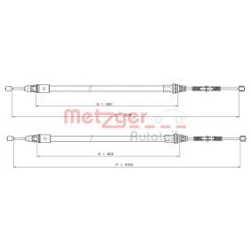 Acquista Cavo freno a mano da METZGER 10.9337 a buon mercato per soli 27,46 €