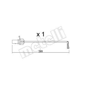 Warnkontakt, Bremsbelagverschleiß SU.345 von METELLI günstig für 4,95 € online kaufen
