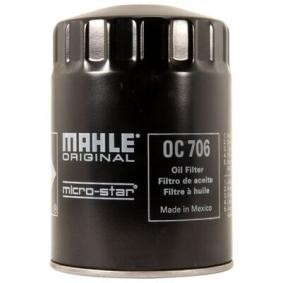 Achetez des Filtre à huile MAHLE ORIGINAL OC 706 à prix pour 11,10 €