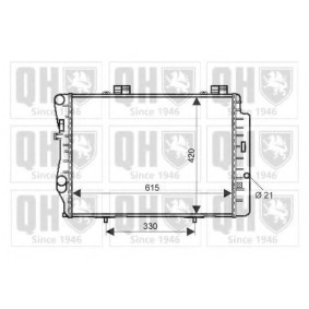 Kühler, Motorkühlung QER2248 von QUINTON HAZELL günstig für 292,52 € online kaufen